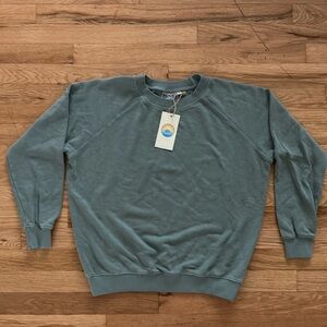 Jungmaven bonfire raglan unisex crew sweatshirt (never worn) size small